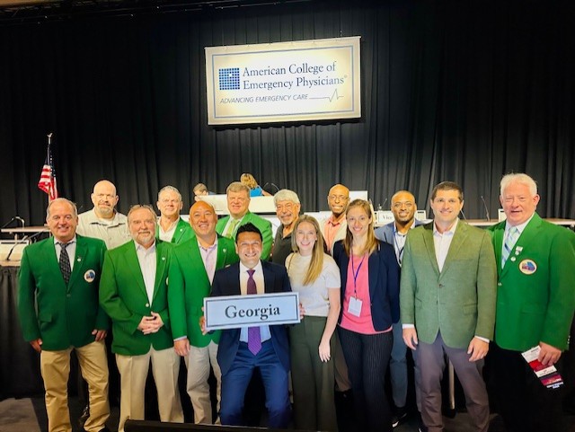 2025 GCEP Councillors and Alternate Councillors.  Past Presidents sporting their Green Jackets