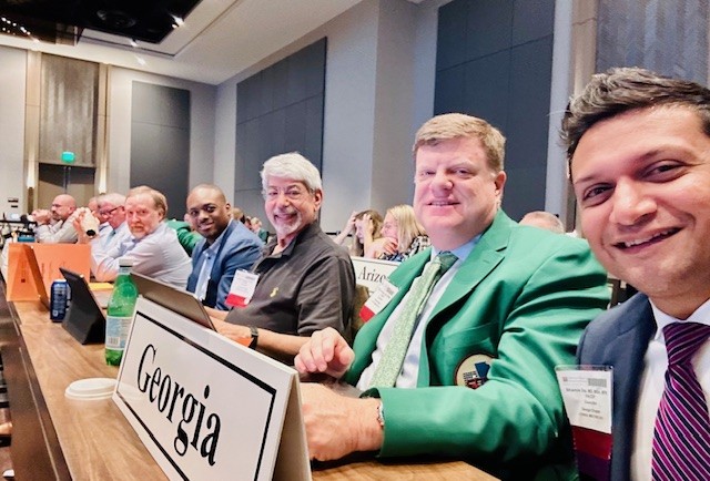 GCEP Councillors in action at the 2025 ACEP Council Meeting